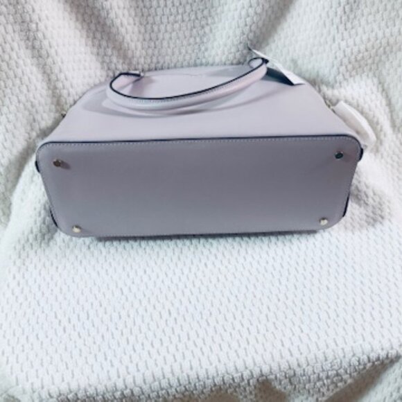 NWT Kate Spade Payton Medium Dome Satchel Lilac Moon Pebbled Leather - Picture 10 of 11